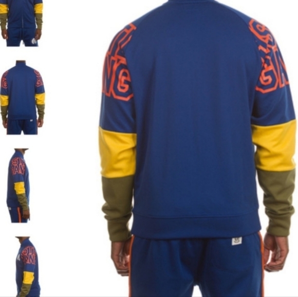 Hustle GANG COLOR BLOCK ZIP UP JACKET SIZE XL - Picture 2 of 10